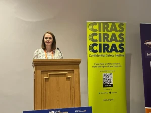 Someone giving a presentation
